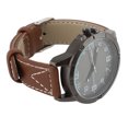 thumbnail image 1 of Vintage Men Watch, Quartz Large Dial, PU Leather Strap, Retro Wristwatch, Business Party, Built in Battery, Comfortable Wear, Simple Design, Suitable for Various Scenarios,, 1 of 7