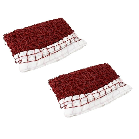 SUNONESIE 2/1pcs Portable Badminton Net Braided Badminton Net Standard Size Indoor Outdoor Badminton Net Foldable Training Badminton Net for Backyard Outdoor Sport Playing Tennis