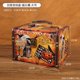 thumbnail image 2 of Nueva caja de almacenamiento de Halloween, caja de regalo divertida de Halloween con asa, caja de madera del tesoro con forma de calavera y calabaza, 2 of 5