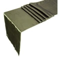 thumbnail image 1 of 10 Pcs Satin Table Runner Wedding Party Banquet Decoration&nbsp;12 x 108&nbsp;- Khaki Green, 1 of 8