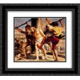 thumbnail image 1 of Giovanni Domenico Tiepolo 2x Matted 22x20 Black Ornate Framed Art Print 'Flagellation', 1 of 2