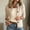 Khaki, variant on Women Solid Lapel Button Down Wool Blend Jacket, Long Sleeve Cropped Casual Lightweight Coat with Side Pockets for Fall Winter Daily Commute Khaki XL(XL)