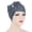 Navy Blue, variant on SmartBy Head Cap Multicolor Elastic Polyester Forehead Cross Large Bow Head Wrap for Women