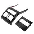 thumbnail image 3 of 2pcs Rear Air Conditioning Vent Trim Frame Fits for Mercedes Benz GLE Class GLS GL 13-19Carbon Fibebr Style, 3 of 11