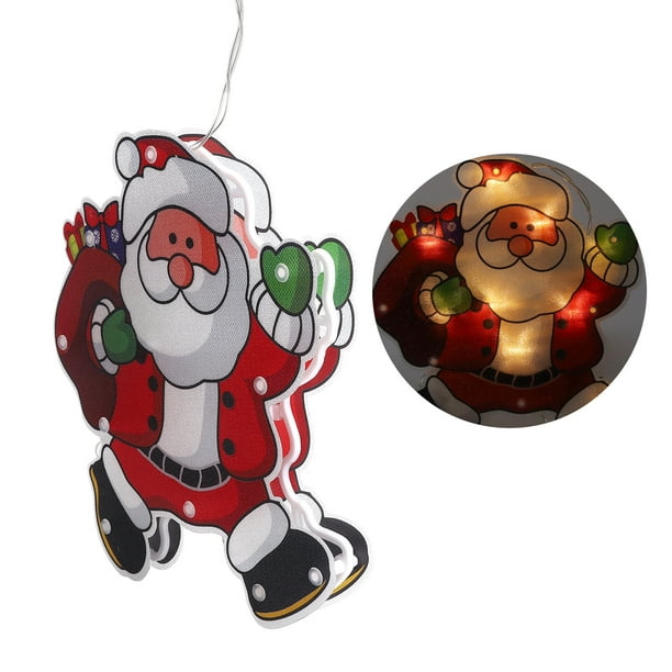 Mini guirlande de lumières de Noël de 7,9 pieds dotée de 20 lumières à DEL  fonctionnant à pile Holiday Time, multicolore, avec minuteur Espace entre  les ampoules de 5 po (12,7 cm) 