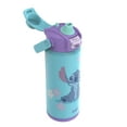 thumbnail image 4 of Zak Designs 20oz Stitch Kids Straw Water Bottle, Stainless Steel Vacuum Insulated Liberty Bottle with Easy-Open Locking Spout Cover for Travel, Built in Carry Handle, 4 of 7