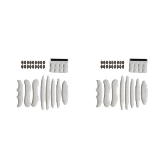 Greeniant Accesorios duraderos para casco de motocicleta para un rendimiento duradero almohadilla para casco transpirable cómodo gris gris 2Conjunto