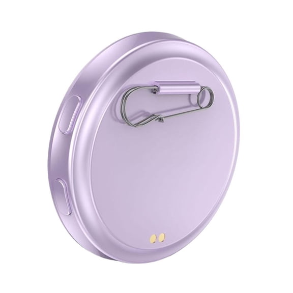 2025 Smart Bluetooth Anime Digital Badge 1.7-Inch HD Display e-Badge with App Control, GIF Video Support, RGB Lights, Portable Metal Anime Accessory