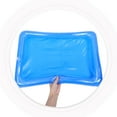 thumbnail image 2 of SWETRACE 1Set Inflatable Serving Tray Blue Rectangular Floating Tray for Pool Adults Pool Party, 2 of 7