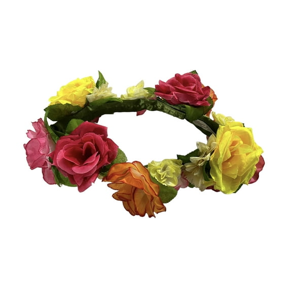 Festival Floral Head Wreath/Groovy 60's Head Wreath Corona
