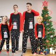 thumbnail image 2 of Parent-child Christmas Pajamas Two-piece Set Tops Pants Family Pyjamas, 2 of 3