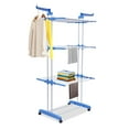 thumbnail image 2 of Heavy Duty Laundry Clothes Drying Rack Foldable Garment Rolling Dryer Hanger, 2 of 24
