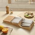 thumbnail image 6 of Carote 12PCS Knife Set, Stainless Steel Knife Set with Drawer Store Organizer, Dishwasher Safe, 6 of 7
