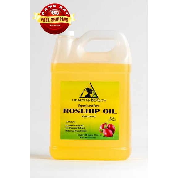 ROSEHIP SEED OIL REFINED ORGANIC CARRIER COLD PRESSED PREMIUM 100% PURE 7 LB