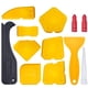thumbnail image 1 of Eigraketly Kit de herramientas de calafateo, accesorios de silicona para sellador, aplicador de removedor, juego de acabado de esparcidor fácil de usar, Artesanía Amarillo Eigraketly TO008332-02B, 1 of 6