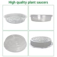 thumbnail image 5 of 10 Pack Clear Plant Tray Saucer Drip Trays for Indoors Outdoors, 8 in Plastic Flower Plant Pot Saucer, 5 of 6