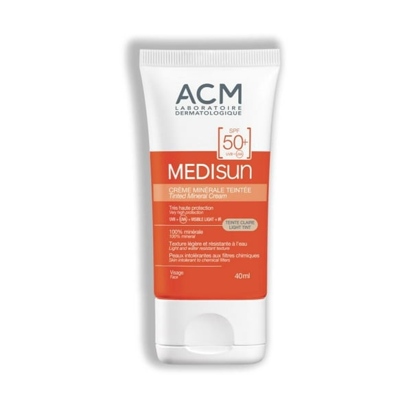 Protector Crema Mineral Tono Claro ACM Medisun FPS 50 40 Ml ACM Tono Claro