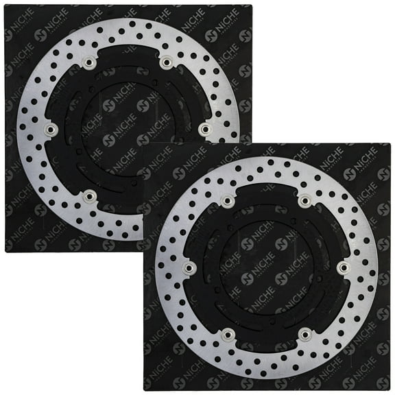 Niche Front Brake Rotor Set for Yamaha YZF R6 13S-2581T-00-00 Motorcycle 519-CRT2475R