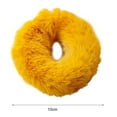 thumbnail image 4 of 2Pcs Bright Color Simple Hair Ties Handmade Faux Rabbit Fur Furry Scrunchies Hair Accessories, 4 of 7