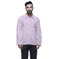 thumbnail image 1 of Atasi Cotton Flex Indian Mens ShirtÂ&nbsp;Printed Spread Collar Short Kurta For Boys, 1 of 1