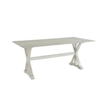 Boraam Jamestown Dining Table, Antique White