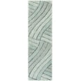 thumbnail image 2 of Well Woven Tilly Light Blue Geometric Stripes Thick Soft Plush 3D Textured Shag Area Rug, 2 of 6