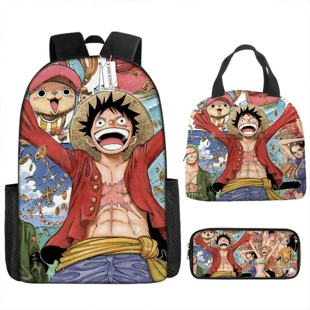 Nautical King Schoolbag, Luffy Backpack, Student Backpack-week