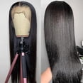 thumbnail image 2 of Brazilian Straight Human Hair Lace Front Wigs Glueless Human Hair Wigs, 2 of 5