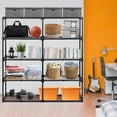 thumbnail image 2 of 5-Shelf Wire Rack With Cover (2Pack), 2 of 10