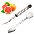 thumbnail image 2 of 4PCS Fruit Spoon Set Sawteeth Baby Spoon Dessert Spoon with Grapefruit Peeler, 2 of 9
