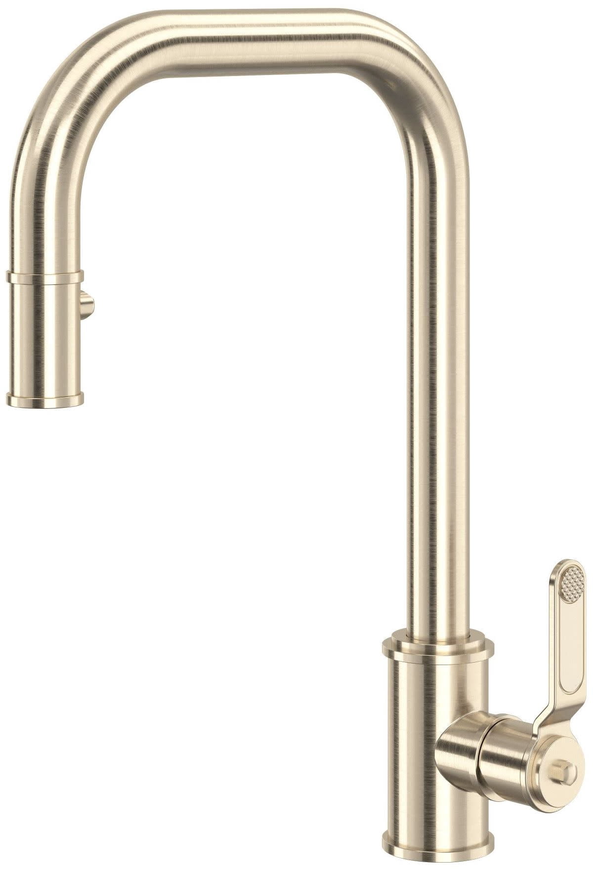 Rohl U.4546Ht-2 Armstrong 1.75 GPM Single Hole Pull Down Kitchen Faucet ...