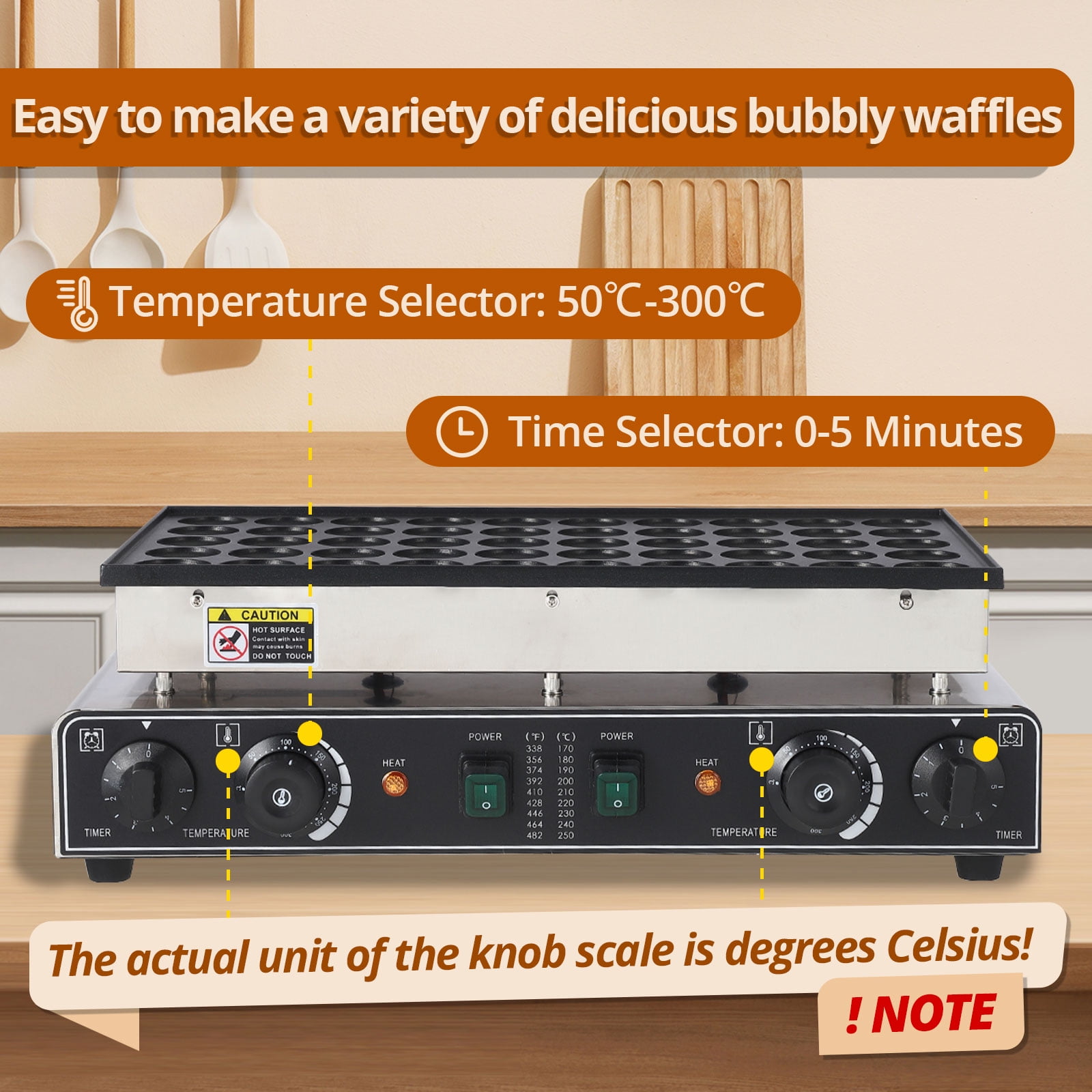 Stainless steel waffle maker round 50 holes single hole diameter 1.8 inch