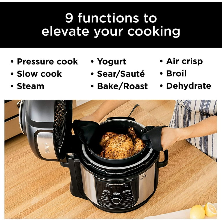 Ninja Foodi Deluxe XL 8-Quart 9-in-1 Stainless Steel Ninja Foodi Deluxe XL 8-Quart 9-in-1 Stainless Steel