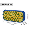 thumbnail image 4 of Vsdgher Orange Lemon Print Large Capacity Pencil Case Pouch with Zipper, Portable Aesthetic Big Capacity Pencil Cases Pen Office Travel Stationery Bag, 4 of 8
