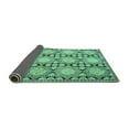 thumbnail image 2 of Ahgly Company Indoor Square Persian Turquoise Blue Traditional Area Rugs, 3' Square, 2 of 4
