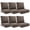 Gray, variant on Jentlehouse Outdoor Deep Seat Cushion 24" X 24" X 6" for Patio Furniture,Outdoor Chair Cushions Water & Fade Resistant Patio Furniture Cushions for Wicker Chair, Sofa, Couch, Red (Set of 6)