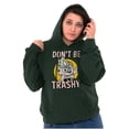 thumbnail image 4 of Woodsy Owl Don't Litter Retro Cartoon Hoodie Sweatshirt Women Men Brisco Brands 3X, 4 of 6