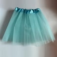 thumbnail image 3 of Girls Tutu Skirt 3 Layers Tulle Toddler Ballet Skirts Girls Tulle Tutu Dance for Dance Party Costume Light Blue One Size, 3 of 5