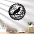 thumbnail image 1 of Outdoor Decor,Bird Shaped Iron Wall Hanging Decoration Weather Proof Material Wide Application Fast Install,Enhanced Visual Decor for Outdoor Corridor Apartment Villa Garden Building Decors, 1 of 9