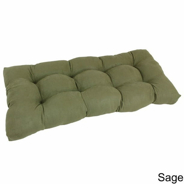 Blazing Needles 19" x 42" Bench CushionHunter Green