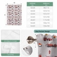 thumbnail image 6 of Cartoon Car Tie Up Curtains for Windows, Adjustable Balloon Window Shades, Funny Red Black Fire Truck Print Vintage Kitchen Window Treatments Farmhouse Short Curtains with Rod Pocket 42"x45", 6 of 8