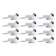 thumbnail image 4 of 12 piezas de pájaros artificiales de simulación con clip de espuma realista, plumas artificiales, pequeñas figuras de pájaros para decoración de bodas, 4 of 8