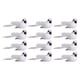 thumbnail image 4 of 12 piezas de pájaros artificiales de simulación con clip de espuma realista, plumas artificiales, pequeñas figuras de pájaros para decoración de bodas, 4 of 8