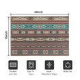 thumbnail image 5 of Brown Geometric Triangle Diamond Pattern Door Rugs,Washable Non Slip Door Mats Indoor,Decorative Door Mats,Entry Mat Indoor for Entrance,Bedroom,Kitchen,Bathroom,16"x24", 5 of 6