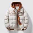 thumbnail image 2 of Parka Nueva llegada Casual para hombre Invierno Moda Con Capucha Chaquetas y abrigos acolchados de algodón Chaquetas de invierno para hombre Parkas Espesar Algodón cálido, 2 of 5