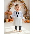 thumbnail image 2 of BemeyourBBs Girl Halloween Mesh Dress Star Print Long Sleeve Dress and Cape Set, 2 of 8