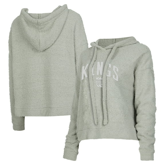 Women's Concepts Sport Gray Sacramento Kings Ventura Comfy Pullover Hoodie