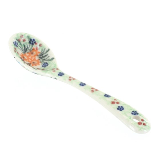 Blue Rose Polish Pottery Ashley Sugar Spoon
