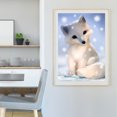 thumbnail image 4 of Cuadros Decorativos Kits completos de bordado Snow Fox 11CT Estampado Costura Decoración de arte de la habitación del hogar Ehuebsd Nuevos Originales, 4 of 9