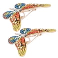 thumbnail image 4 of Broche, 2 piezas Broche de mariposa Broche Pin Insignias Broche de mariposa Muy versátil, 4 of 12